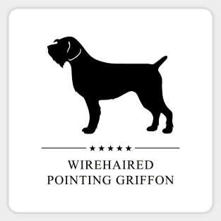 Wirehaired Pointing Griffon Black Silhouette Sticker